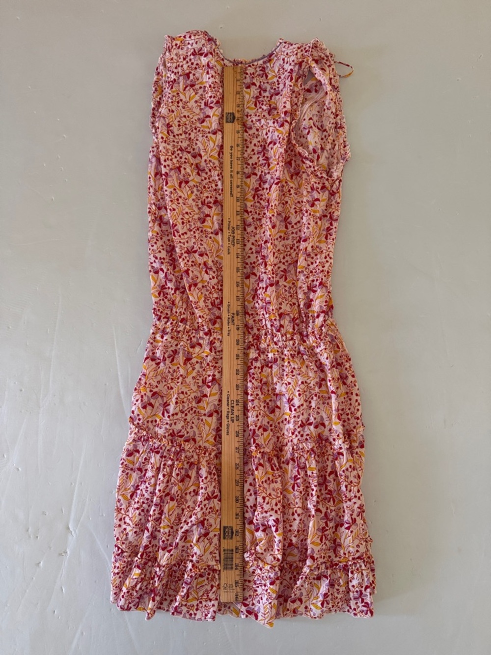 POUPETTE ST BARTH Dress Sz L Mini V Clara Dress Floral Purple Mini Jonquille - Picture 9 of 15